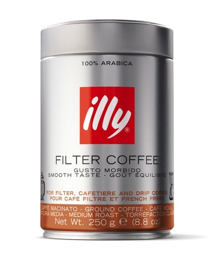 Mleta kava Filter Coffee, Illy, 250 g
