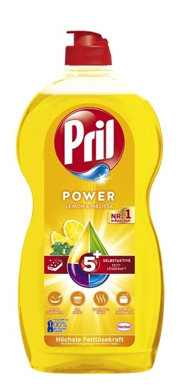 Detergent za pomivanje posode Limona-melisa, Pril, 1,2 l