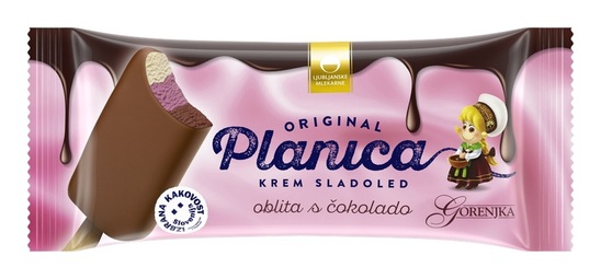 Sladoled na palčki, čokolada, Planica, 120 ml