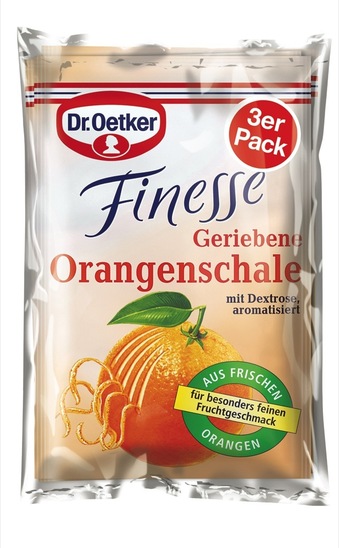 Pomarančna lupinica, Finesse, Dr. Oetker, 3 x 6 g