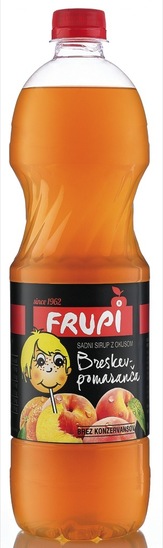 Sirup, breskev in pomaranča, Frupi, 1 l