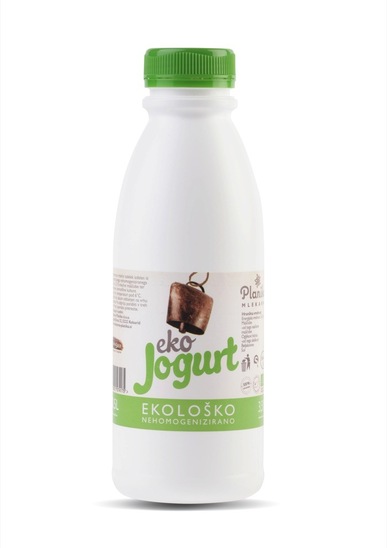 Bio navadni jogurt, 3,5 % m.m., Planika, 500 ml