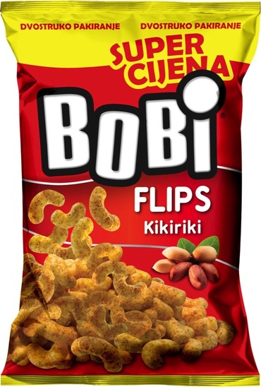 Flipsi z arašidi, Bobi, 2 x 90 g