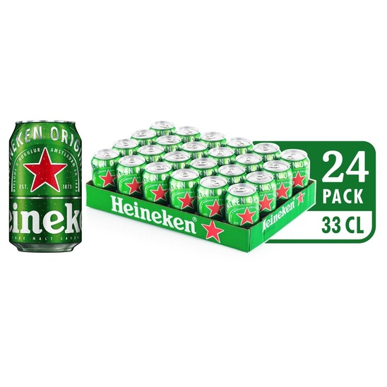 Pivo Heineken, 5,0 % alkohola, 0,33 l