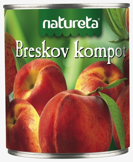 Breskov kompot, Natureta, 850 g
