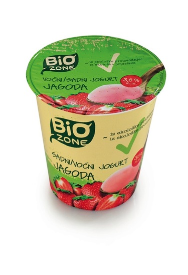 Bio sadni jogurt, jagoda, Bio Zone, 150 g