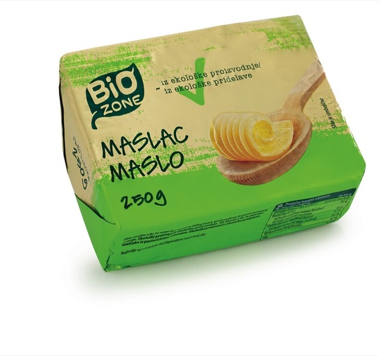 Bio organsko maslo, 82 % m.m., Bio Zone, 250 g