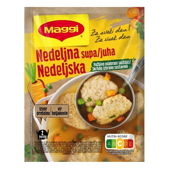 Nedeljska juha s cmočki, Maggi, 38 g