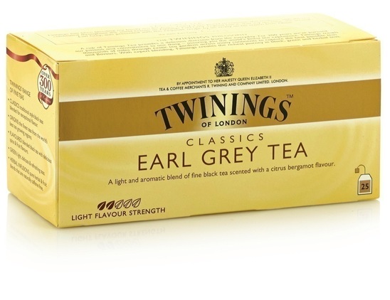 Čaj Earl Grey, Twinings, 25 vrečk, 50 g