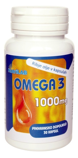 Kapsule Omega 3, Nutrilab, 30/1