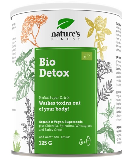 Prehransko dopolnilo, Detox bio mešanica, Nutrislim, 125 g