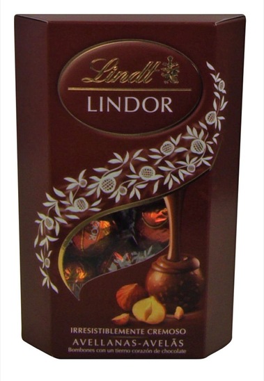 Bonboniera Lindor z lešniki, Lindt, 200 g