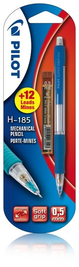 Tehnični svinčnik Pilot Supergrip + HB minice 0,5 mm x 12