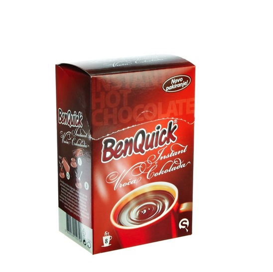 Vroča čokolada, BenQuick, 8 x 30 g