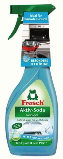Čistilo za čiščenje kuhinjskih površin Frosch Aktiv-Soda, 500 ml
