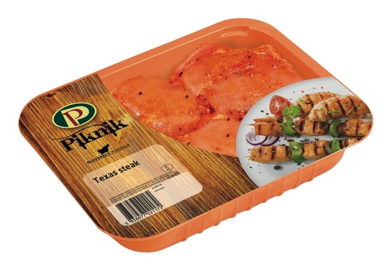 Piščančji Texas Steak Piknik, Perutnina Ptuj, 500 g, pakirano, IK