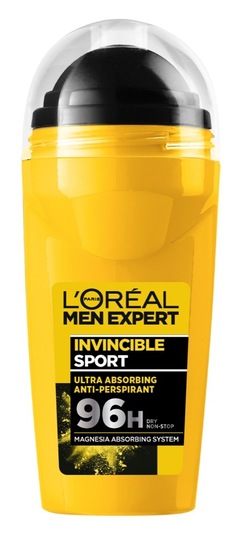 Deodorant Men Expert Invincible sport roll on, Loreal, 50 ml