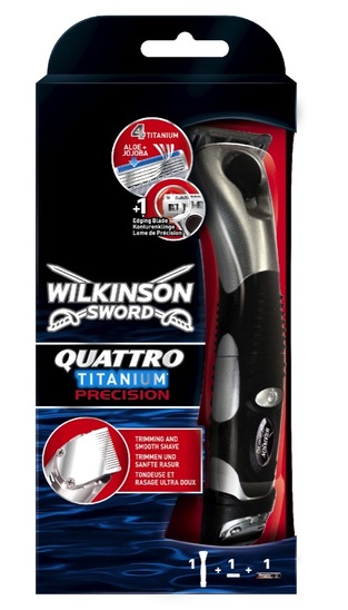 Ročni brivnik Wilkinson Quattro Titanium Precision