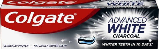 Pasta zobna Advanced White Charcoal, Colgate, 75 ml