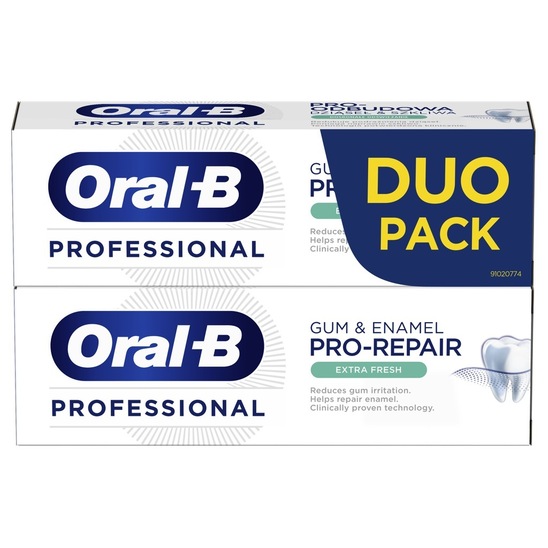 Zobna pasta Professional Gum&Enamel, Oral-B, 2 x 75 ml