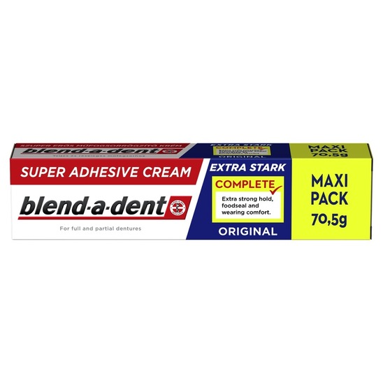 Krema za pritrditev zobne proteze , Blend-A-Dent, 70 g