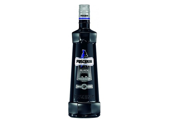 VODKA PUSCHKIN BLACK SUN 1,0 L