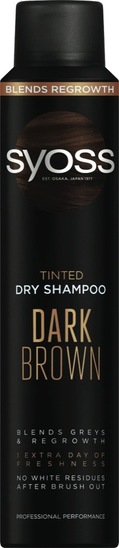 Suhi šampon za lase, Dark Brown, Syoss, 200 ml