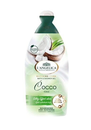 Gel za prhanje FruttaViva kokos,  L'Angelica, 500 ml
