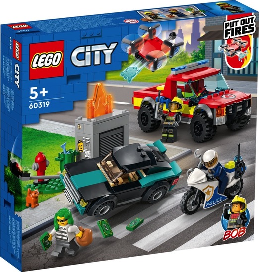 Kocke, gašenje požara in policijski pregon 60319, Lego City