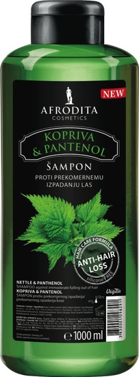 Šampon za lase Kopriva & panteol, Afrodita, 1 l