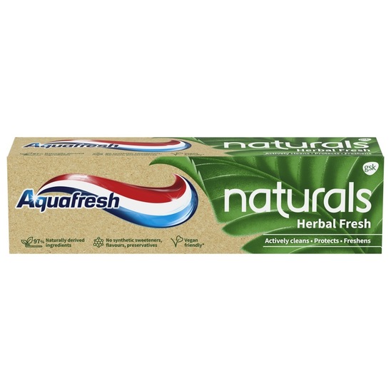 Zobna pasta Naturals Herbal fresh, Aquafresh, 75 ml