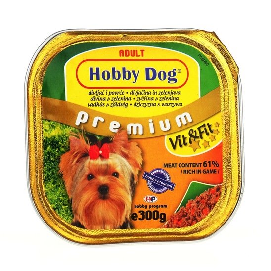 Hrana za pse z divjačino, Hobby Dog, 300 g