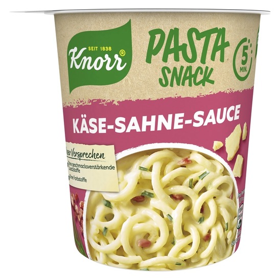 Pasta snack s carbonaro, Knorr, 71 g