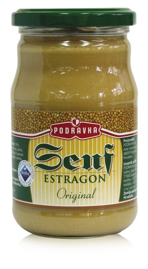 Gorčica z okusom estragona, Podravka, 350 g