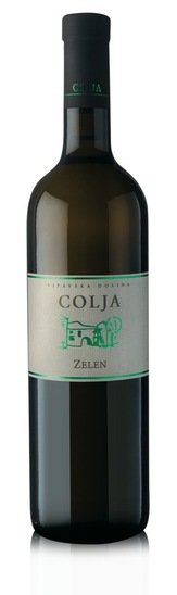 Zelen, vrhunsko belo vino, Colja, 0,75 l