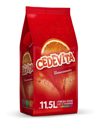 Instant napitek, rdeča pomaranča, Cedevita, 900 g