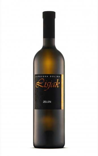 Zelen, vrhunsko belo vino, Lisjak, 0,75 l