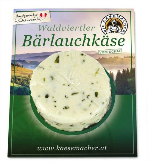 Ovčji poltrdi sir s česnom Waldviertler, Käsemacher, pakirano, 120 g