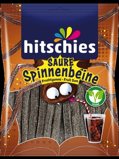 Bonboni, pajkove noge Cola, Hitschies, 125 g