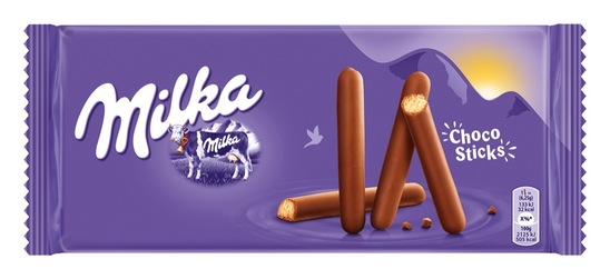 Čokoladne palčke Lila Stix, Milka, 112 g