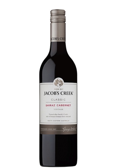 Shiraz, rdeče vino, Jacobs Creek, 0,75 l