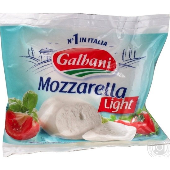 Sir mozzarella light, Galbani, pakirano, 125 g