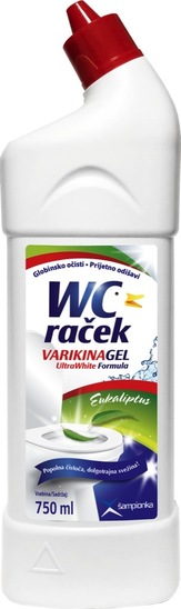 WC čistilo, varikina gel, Dom Raček, 750 ml