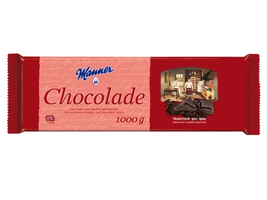 Jedilna čokolada, Manner, 1 kg