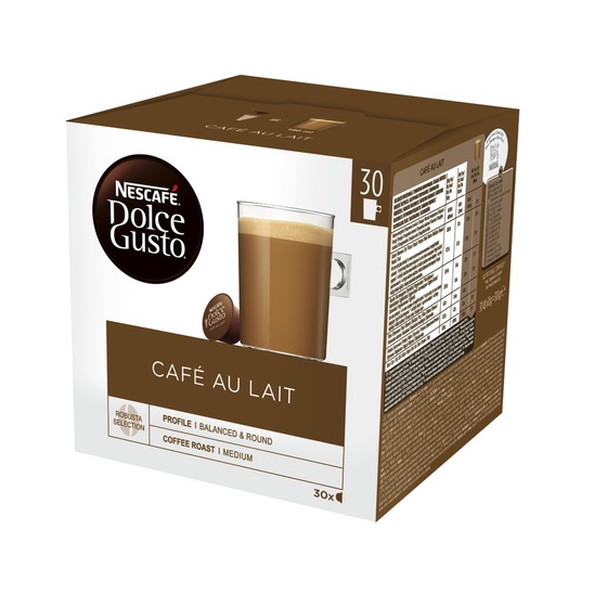 Cafe Latte, Nescafe Dolce Gusto, 300 g, 30 kapsul