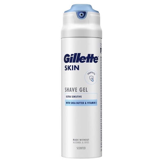 Gel za britje Ultra Sensitive, Gillette Skin, 200 ml