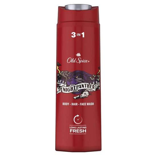 Gel za prhanje Night Panther, Old Spice, 400 ml