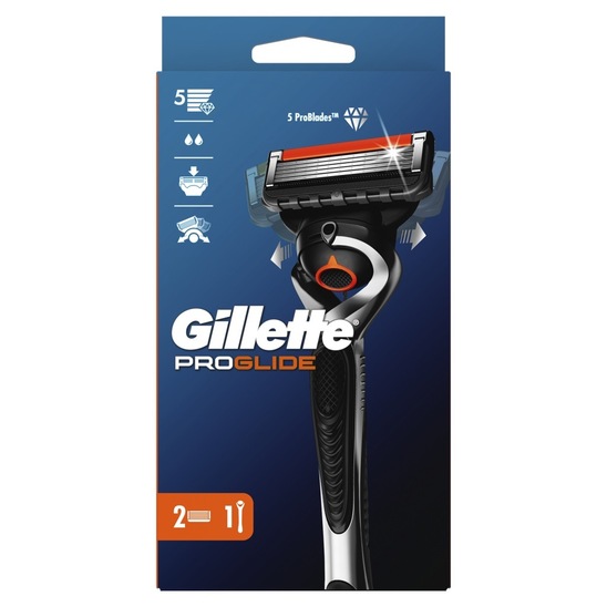 Ročni brivnik Flexiball Manual + 2 nastavka, Gillette