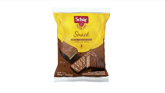 Napolitanke Snack brez glutena, Schar, 105 g