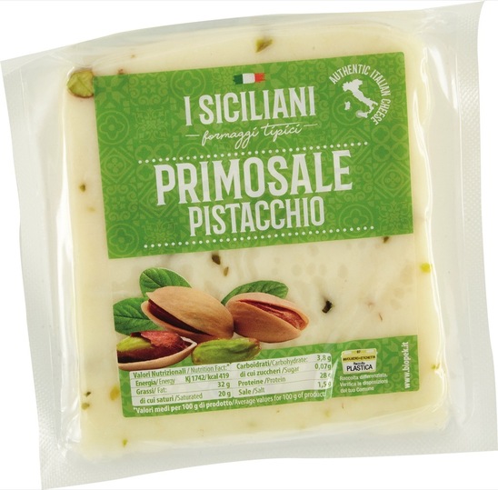 Sir Pecorino s pistacijo, Primosale, pakirano, 200 g